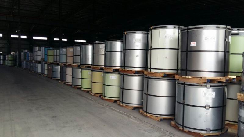 上海定制各種規(guī)格、各顏色彩涂板，建筑用彩鋼板，讓利彩涂卷